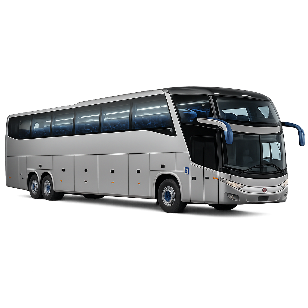 Modern coach ready for Norway travel adventures